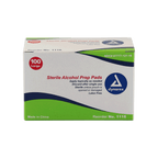 Sterile alcohol prep pads box front view