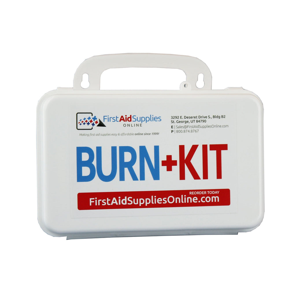 BurnFree emergency burn kit front of case
