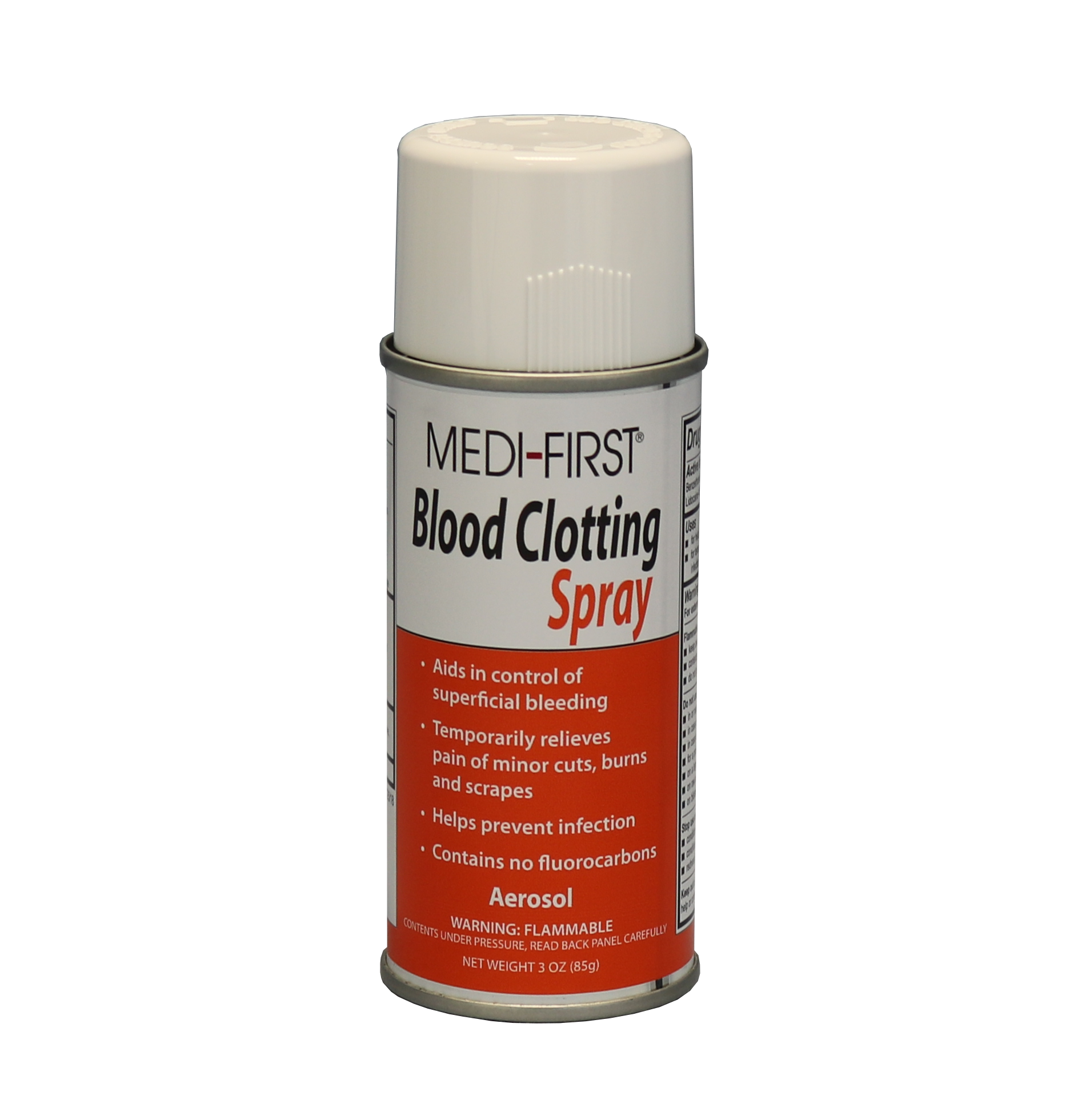 Blood clotting spray alternate view