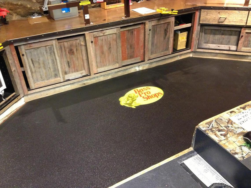 Custom mat in commercial space