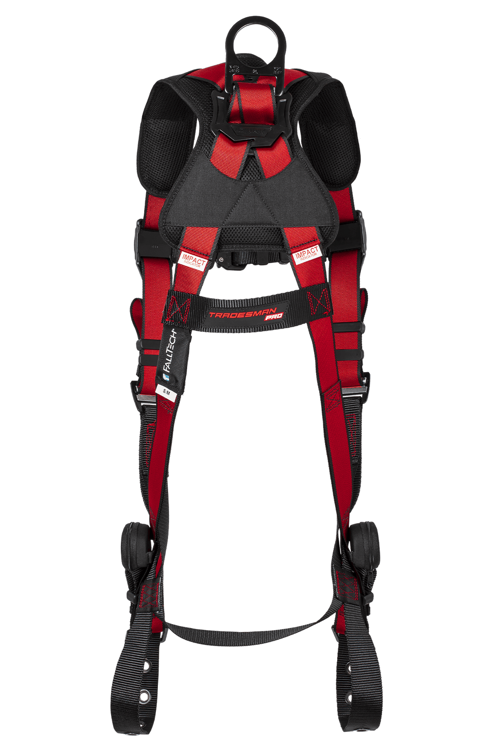 Tradesman Pro 1D Standard Non-belted Full Body Harness, Tongue Buckle Leg Adjustments