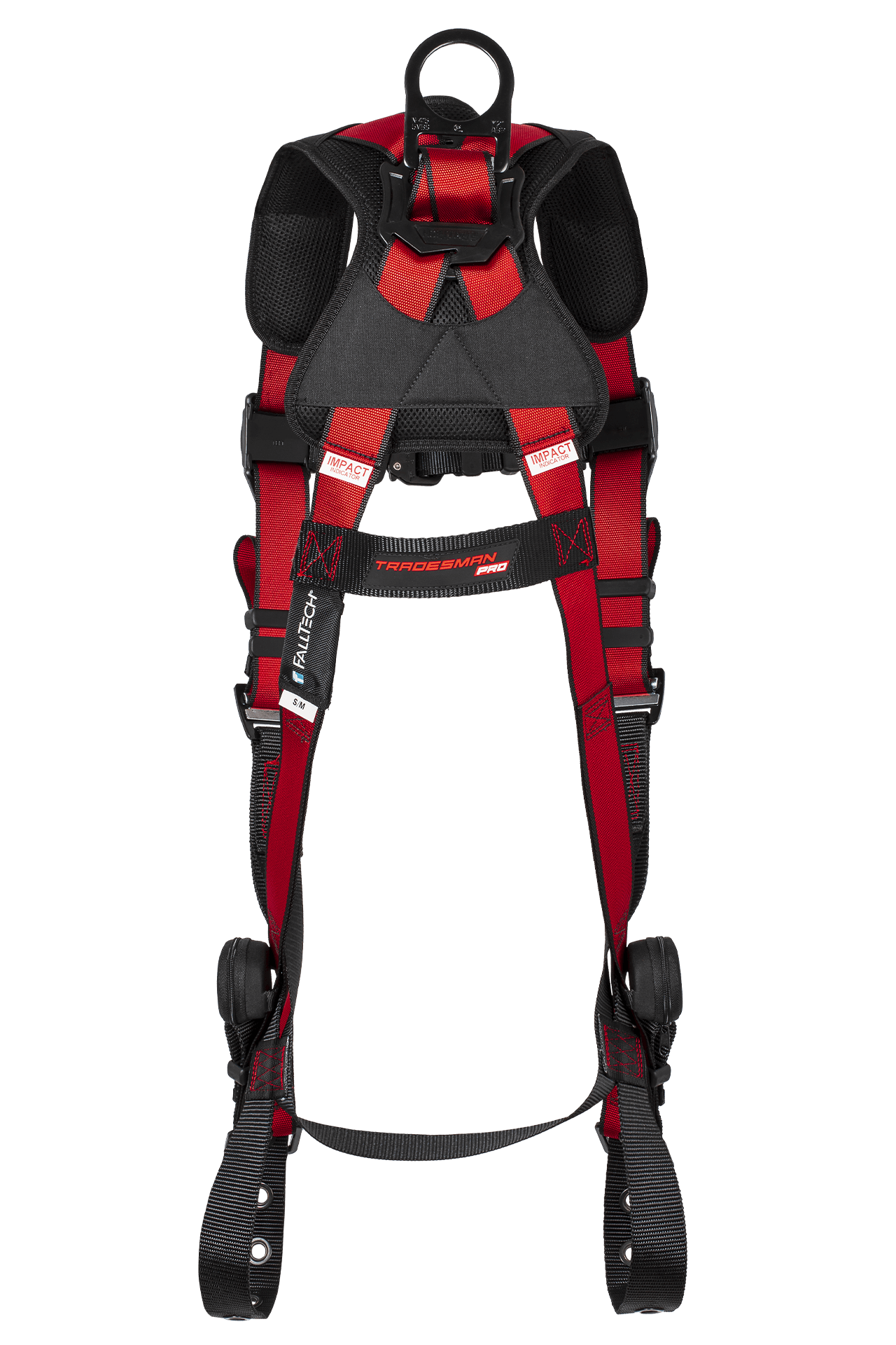 Tradesman Pro 1D Standard Non-belted Full Body Harness, Tongue Buckle Leg Adjustments