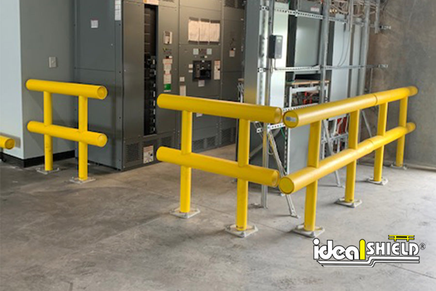 Standard guardrail warehouse installation