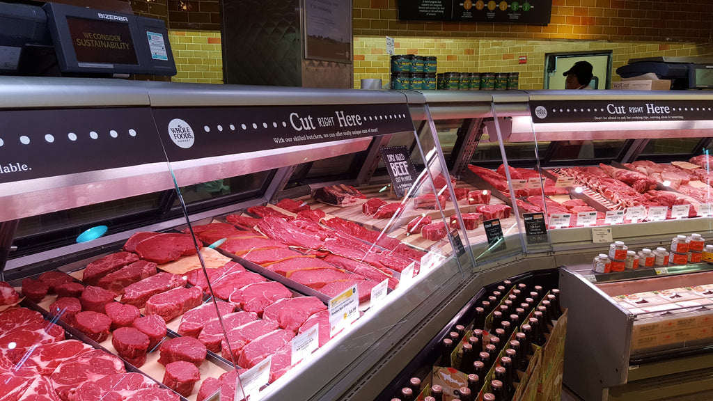 Promolux LED lighting meat display showcase