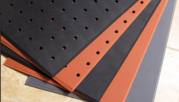 Ortho mat for step saver wrapper station