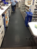 TuffSkin anti-fatigue mat at pharmacy counter