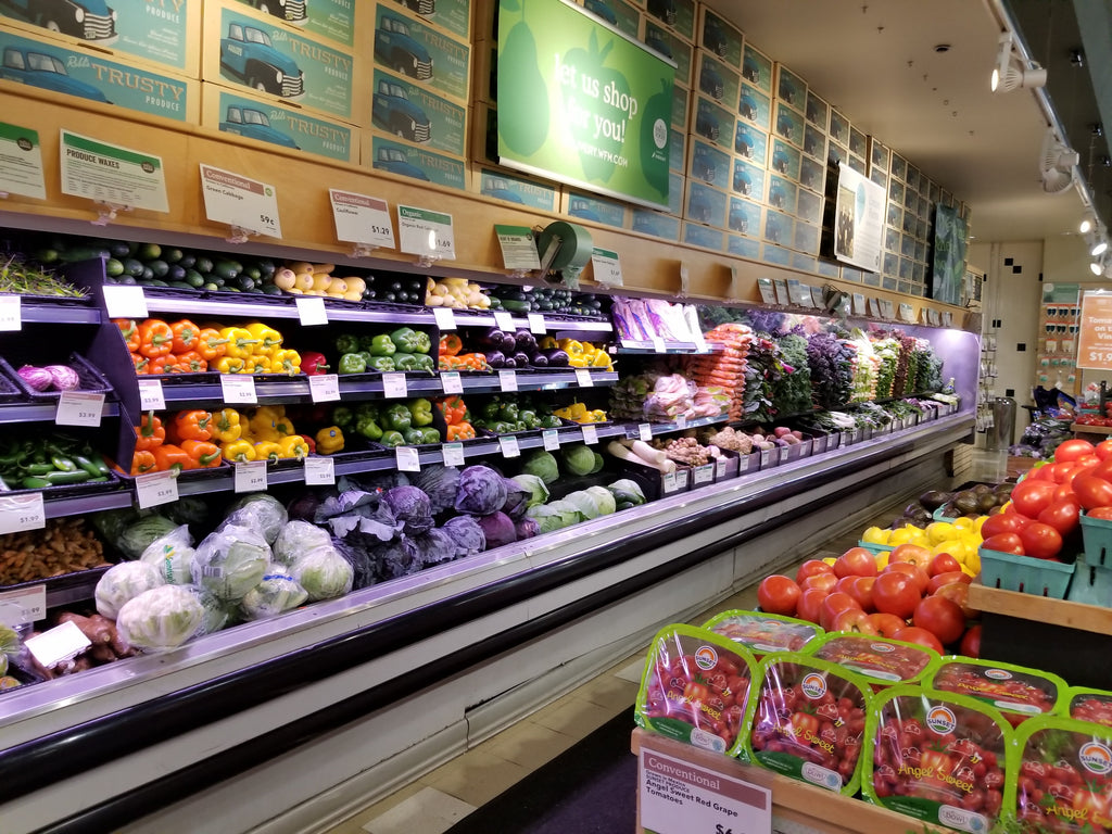 Promolux LED lighting produce display case