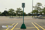 Forest Green Pyramid Sign Base