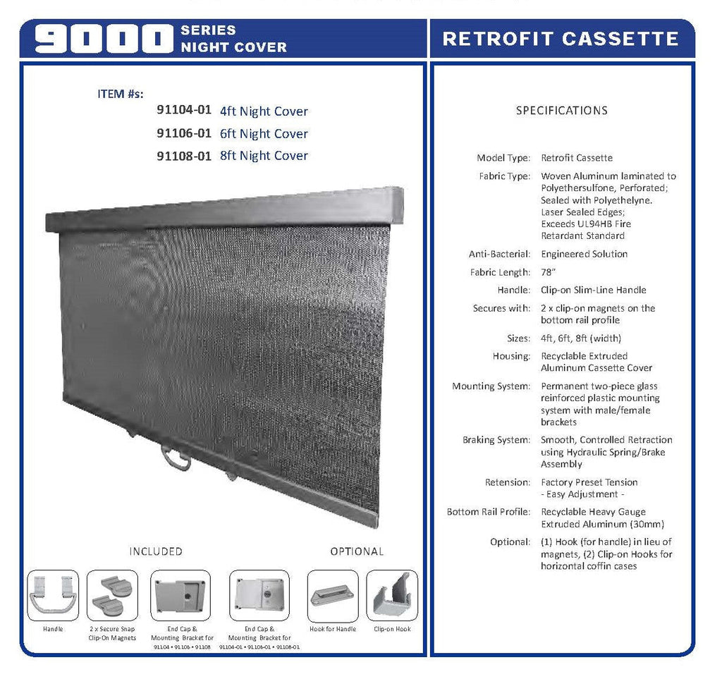 Econofrost 9000 Series specification sheet