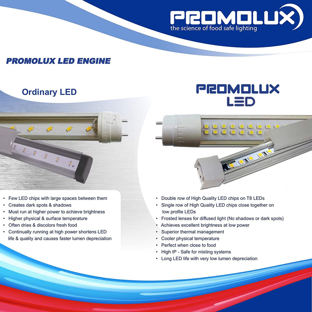 Promolux T8 LED tube alternate view