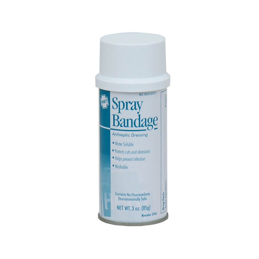 Spray bandage antiseptic dressing 3oz aerosol can