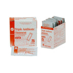Triple antibiotic ointment 25-count box deployed