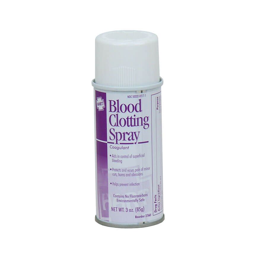 Blood clotting spray 3oz aerosol can