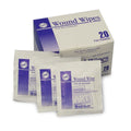 Antiseptic wound wipes 20-count box deployed
