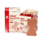 Tufflex fingertip bandages 25-count box deployed
