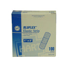 BluFlex blue strip bandages box front view