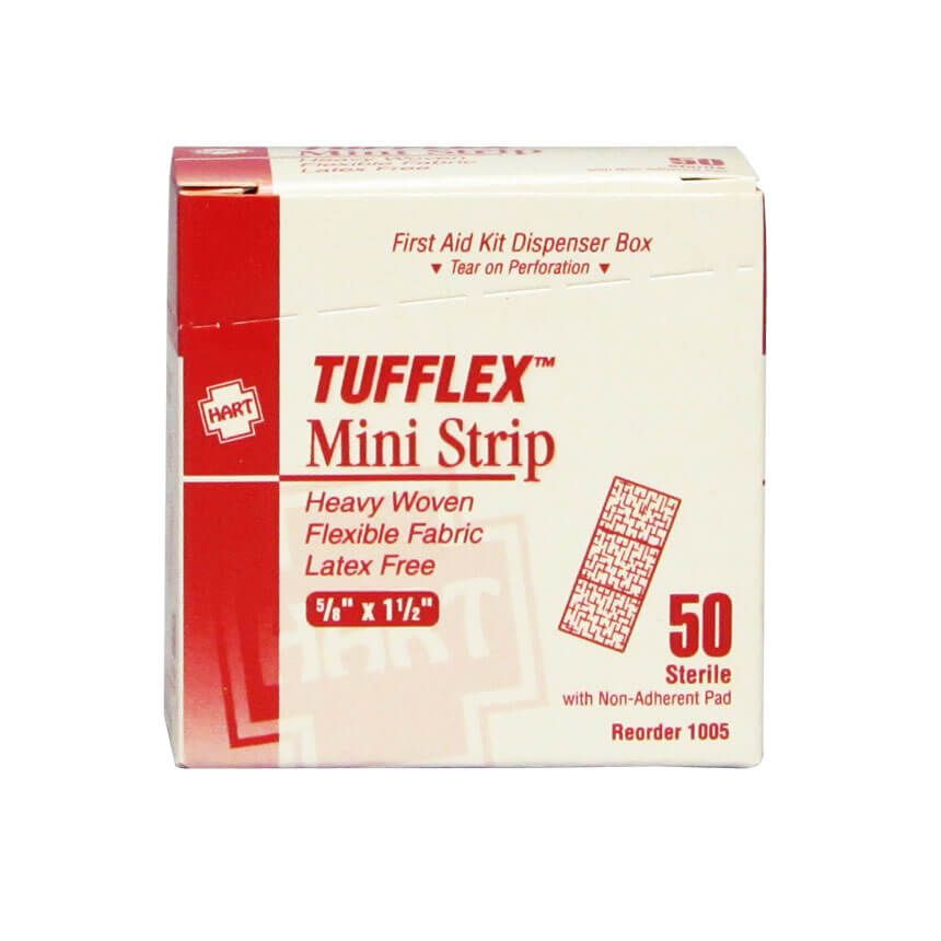 Tufflex mini strip bandages box front view