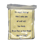 Triangle bandage in zip-top bag