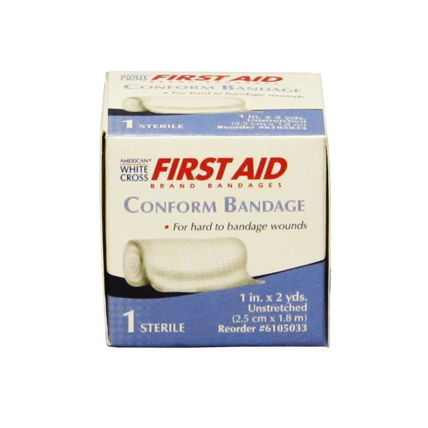 Conforming stretch gauze bandage 1-inch roll