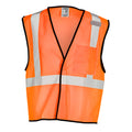 Orange hi-vis safety vest front view
